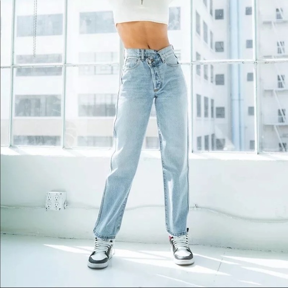 REVICE Denim - NWT Revice Denim asymmetrical jeans